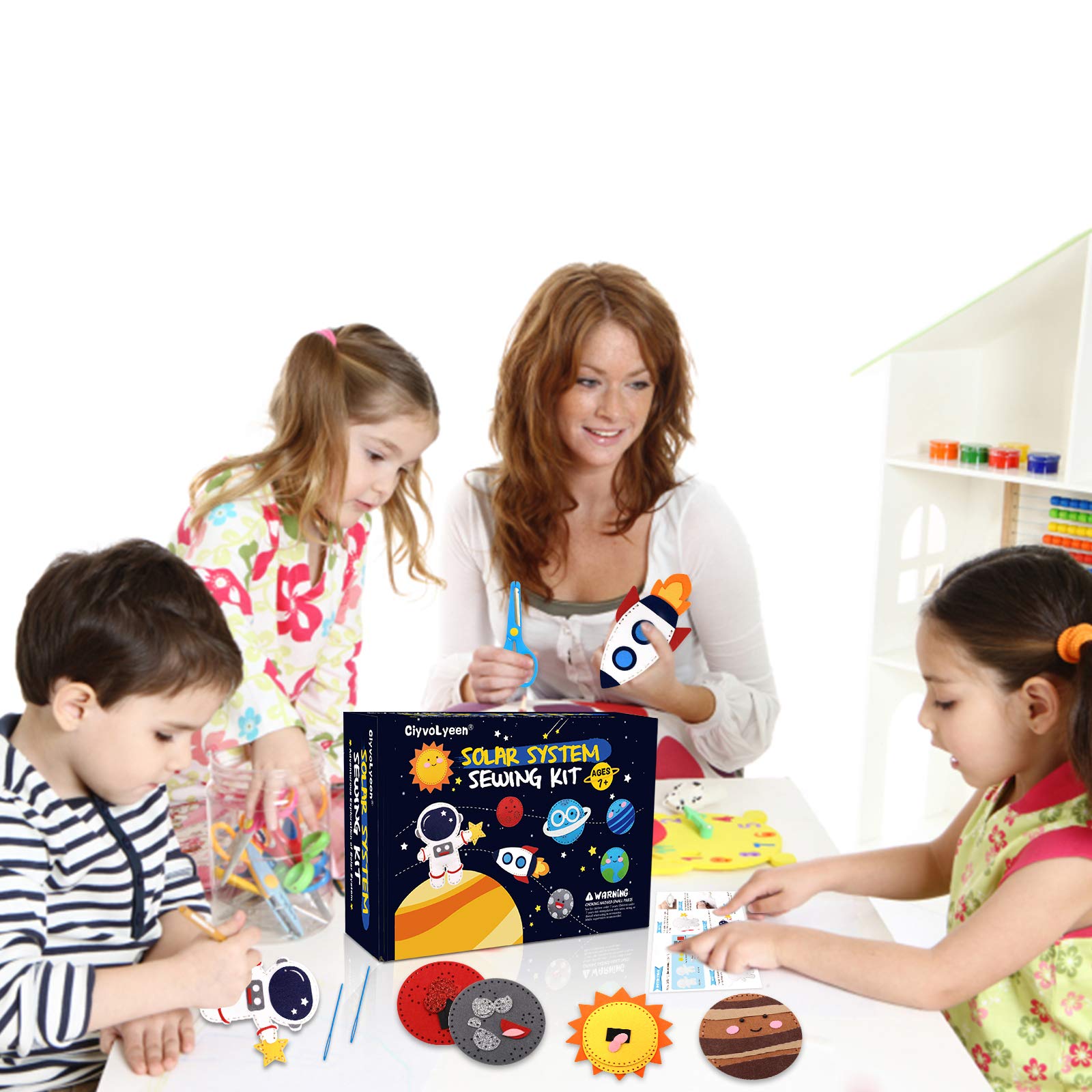 CiyvoLyeen space sewing kit step-by-step instructions guide new sewers