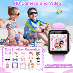 CJC Kids Smart Watch purple camera capturing moments with fun effects