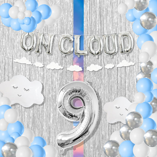 CJDCXY Smiling White Cloud foil balloon adds whimsy to celebrations.