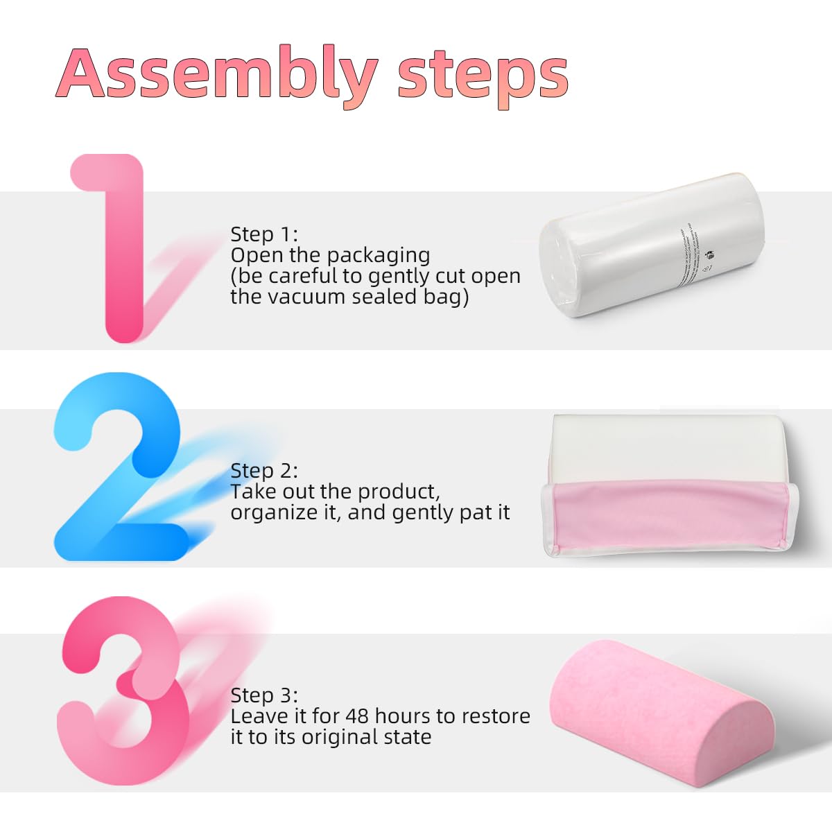 CJdropshipping soft-cover blocks with removable washable covers for easy cleaning
