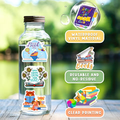 CKXTYNG stickers on water bottle for daily motivation and durability.