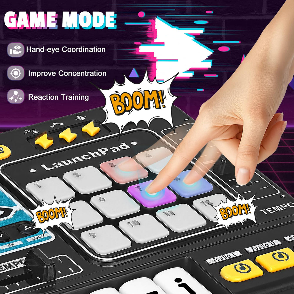 CL FUN DJ Mixer Kids game mode supports active play