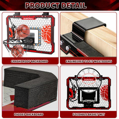 CL FUN shatterproof backboard withstands energetic play from kids and teens.