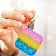 Clanam mini pop bubble on keychain for easy on-the-go use