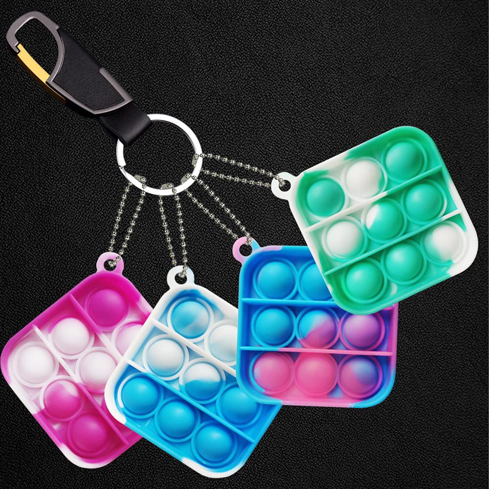 Clanam multi color mini pop bubble toy displays variety for gifting and play