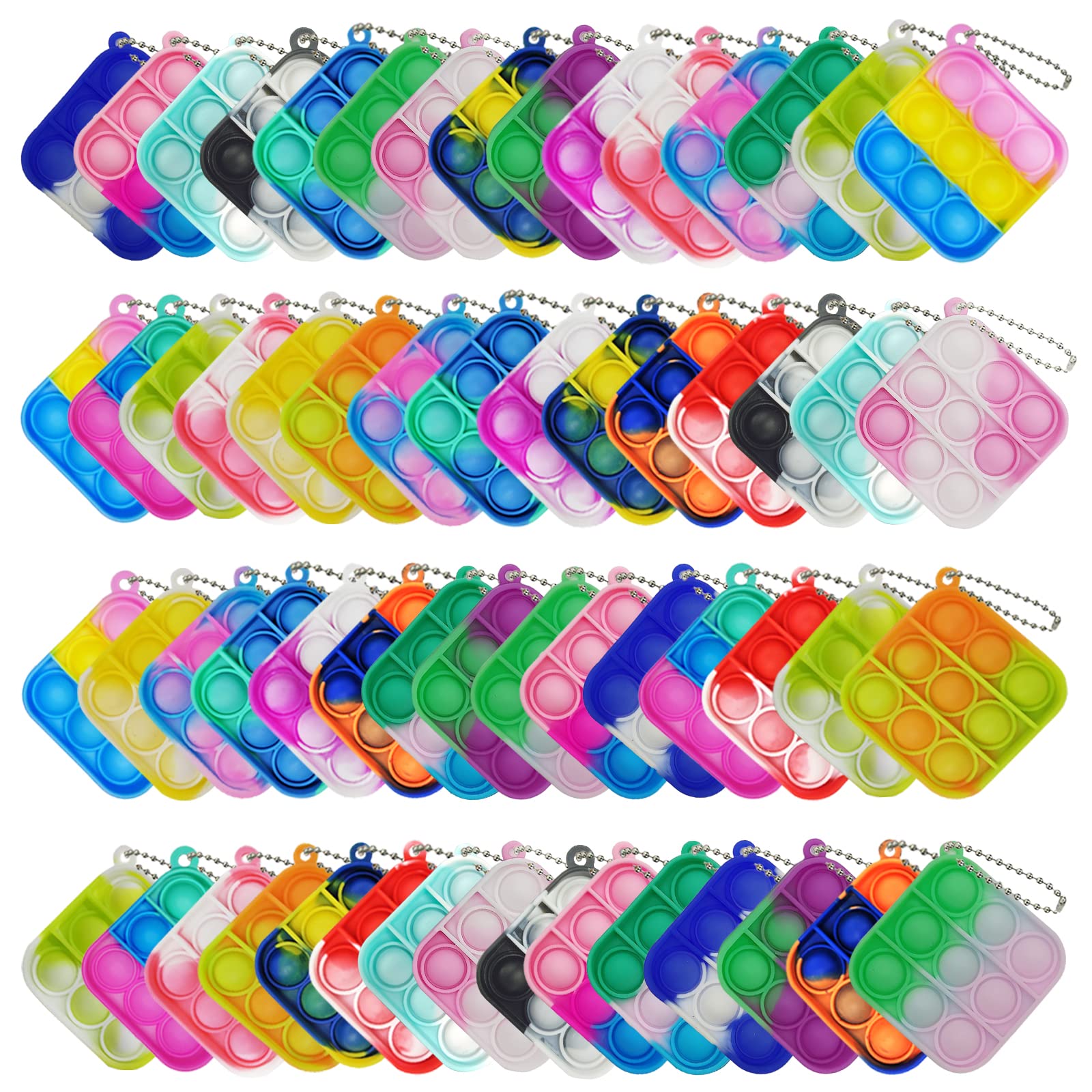 Clanam mini pop fidget toys assortment provides portable sensory play for kids