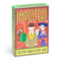 Clarendon Games Imposter! box and components on a table, ideal for family game night.