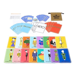 Clarendon Games Imposter! timer and pieces organized for smooth play.
