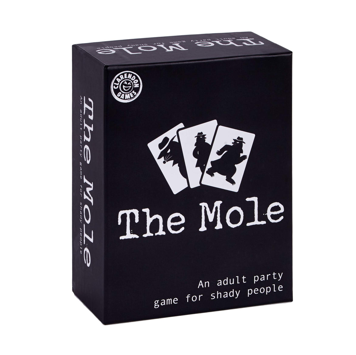 Clarendon Games The Mole card game mole identity revealed for a fun party mystery.