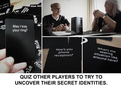 Clarendon Games The Mole question cards guide playful interrogations and reveal subtle clues.