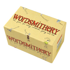 Clarendon Games Wordsmithery box front for quick family game nights.