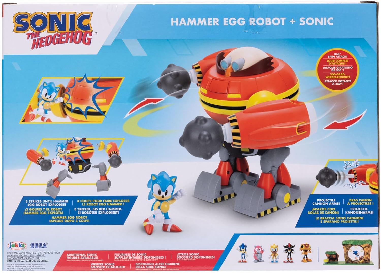 Ideal for fans recreating Sonic moments and crafting new adventures at home.