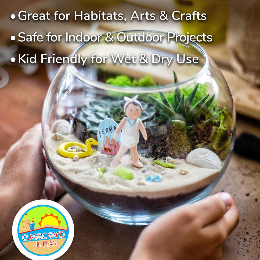 Classic Sand & Play classroom craft activity using sand for art projects