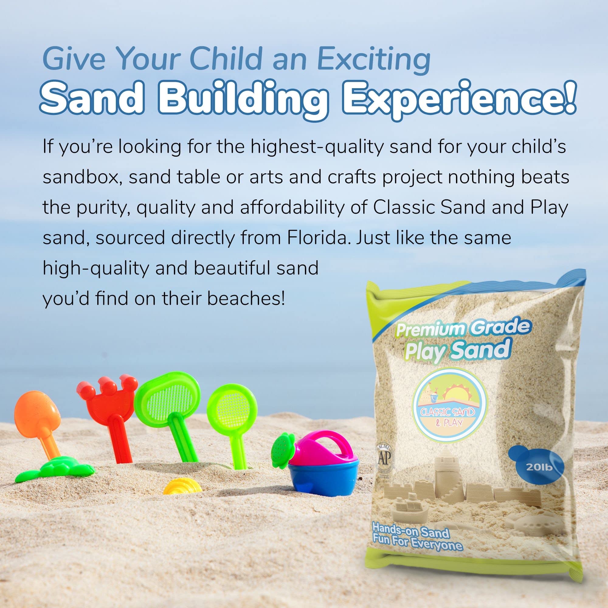 Classic Sand & Play outdoor sandcastle demonstrates durable material