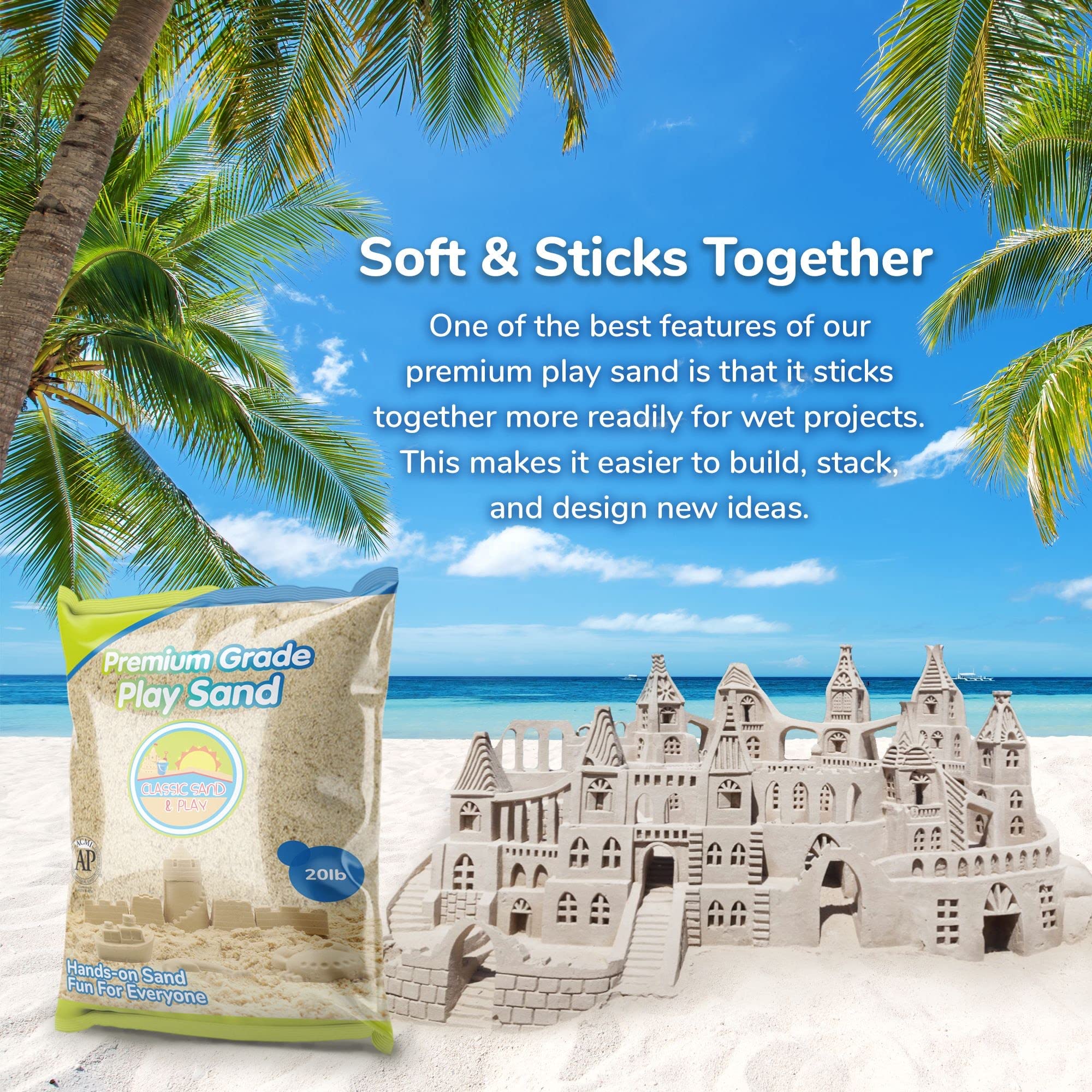 Classic Sand & Play table molding for wet and dry sculpting