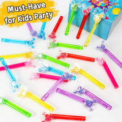 24PCS Bubble Wands spark party fun and easy sharing among children.