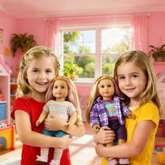 Clbaby 18-inch doll hair accessory clip keeps hairstyles neat between adventures