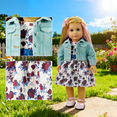 Clbaby 18-inch doll yoga outfit enables calm practice and mindful play sessions