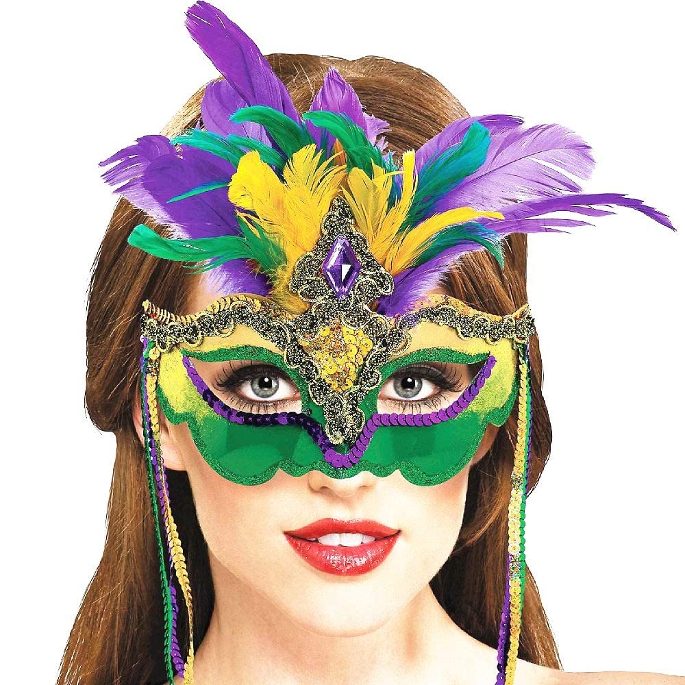 Cleacloud party masquerade mask suitable for Mardi Gras, Halloween, and cosplay.