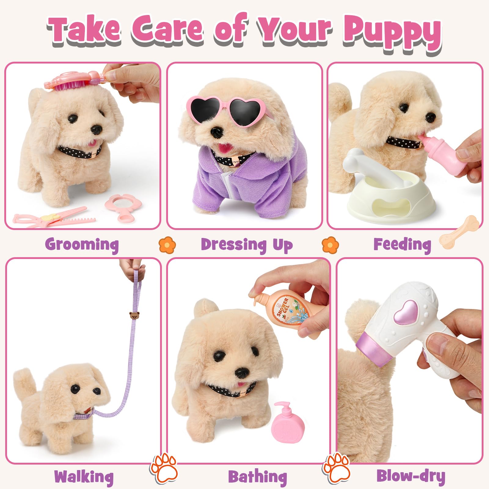 Cleboen puppy dress-up clothes inspire creative outfits and imaginative play.