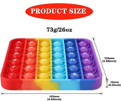 CleCoCenCir Alphabet Popper lowercase side supports lowercase practice and fine motor skills.