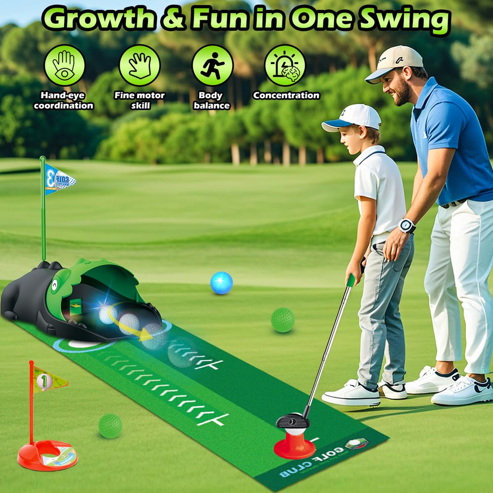 Clemas green golf balls for variety in drills and games
