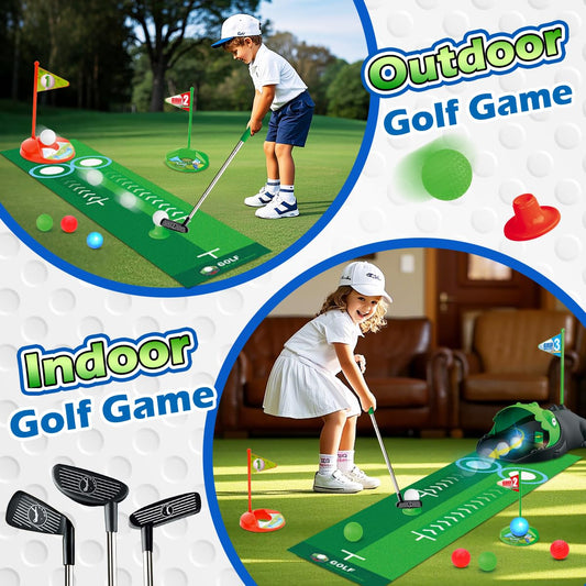 Clemas LED night golf balls glow for easy tracking during evening play