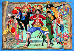 Clementoni Anime One 500-piece puzzle side profile showing sturdy pieces for smooth assembly.