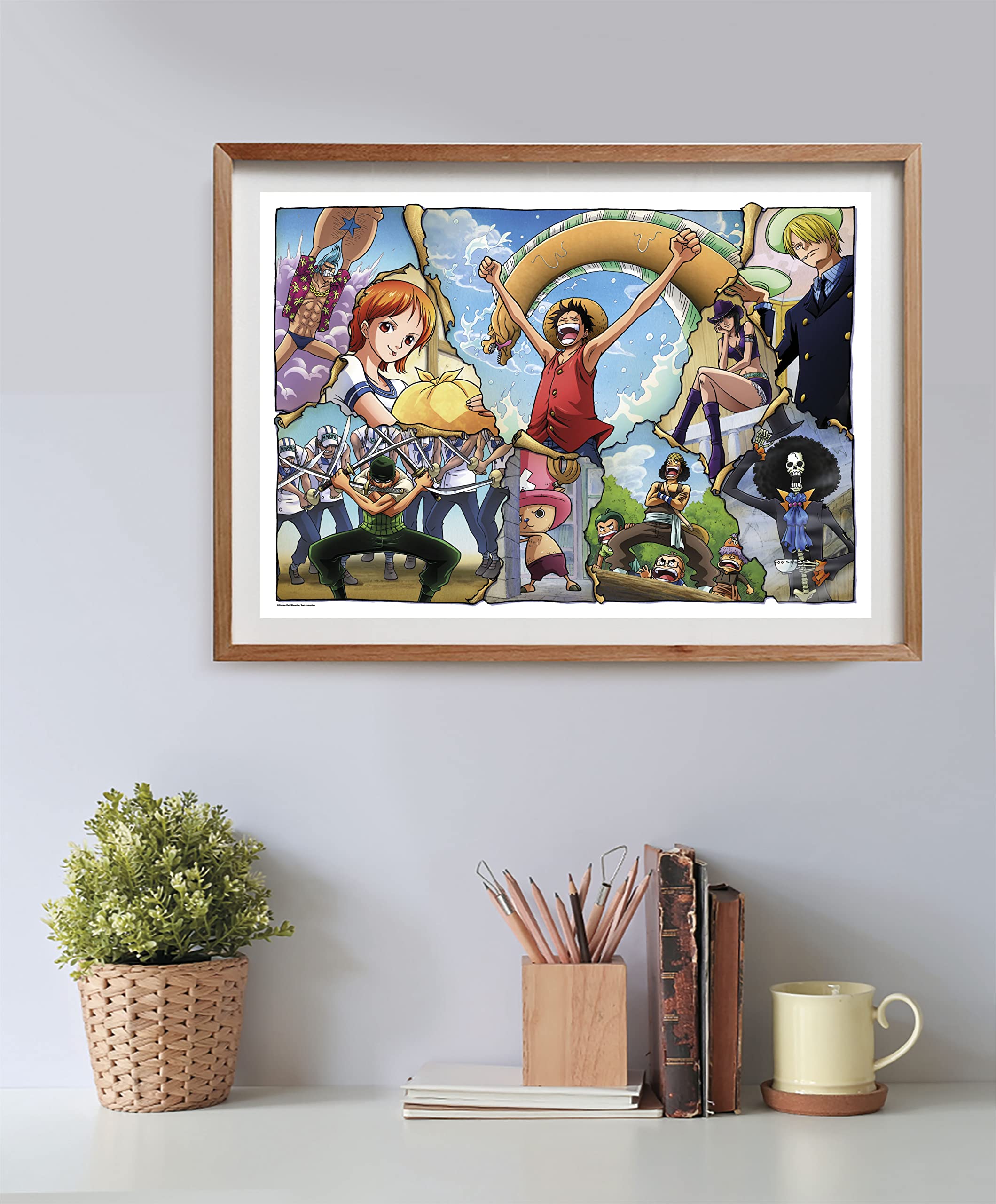 Clementoni Anime One eco materials emphasize sustainability during puzzle play.