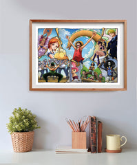 Clementoni Anime One eco materials emphasize sustainability during puzzle play.