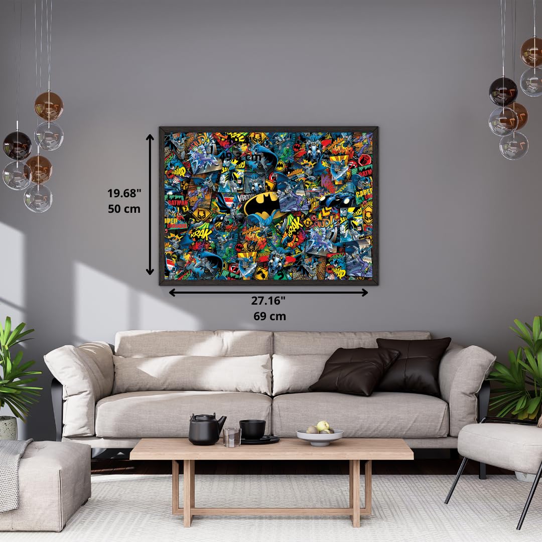 Clementoni Batman Impossible puzzle, made in Italy, crafted with durable materials.