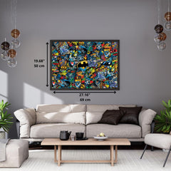 Clementoni Batman Impossible puzzle, made in Italy, crafted with durable materials.