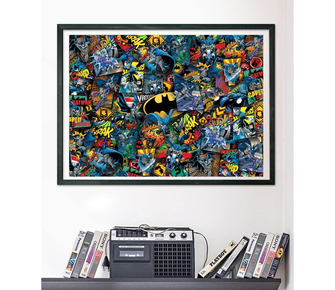 Clementoni Batman Impossible puzzle pieces fit precisely for a satisfying build.
