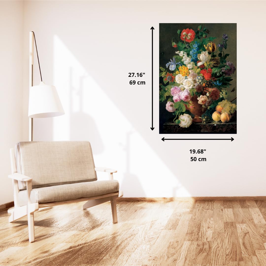 Clementoni Bowl of Flowers puzzle image 3: rich hues ideal for collaborative puzzle sessions.