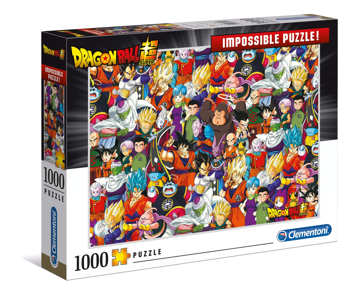 Clementoni Dragon Ball Z Impossible Puzzle 1000 pieces with precise interlocks for a satisfying challenge.