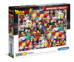 Clementoni Dragon Ball Z Impossible Puzzle 1000 pieces with precise interlocks for a satisfying challenge.