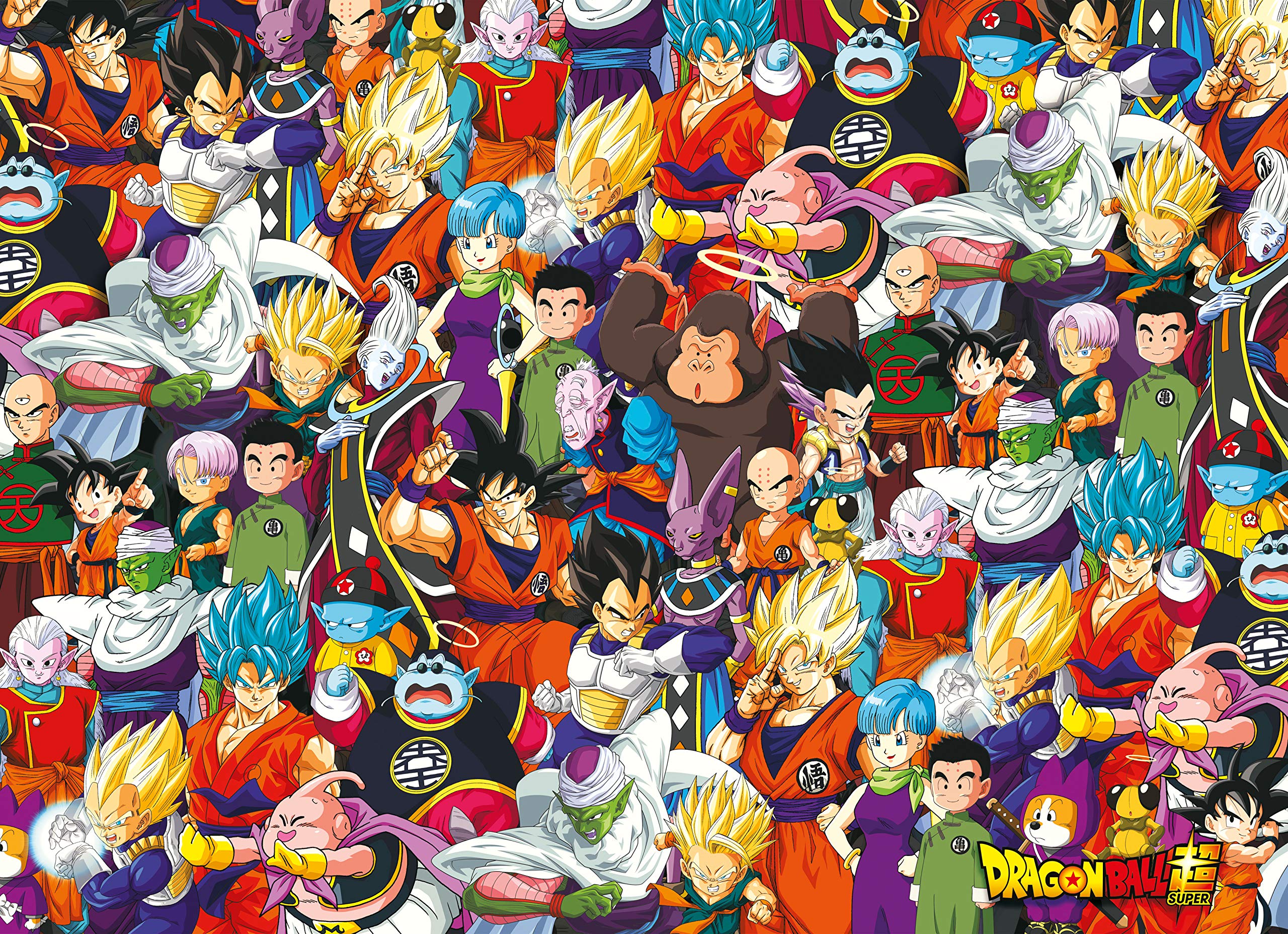 Clementoni Dragon Ball Z Impossible Puzzle colorful artwork delivers vibrant visuals for immersive puzzling.