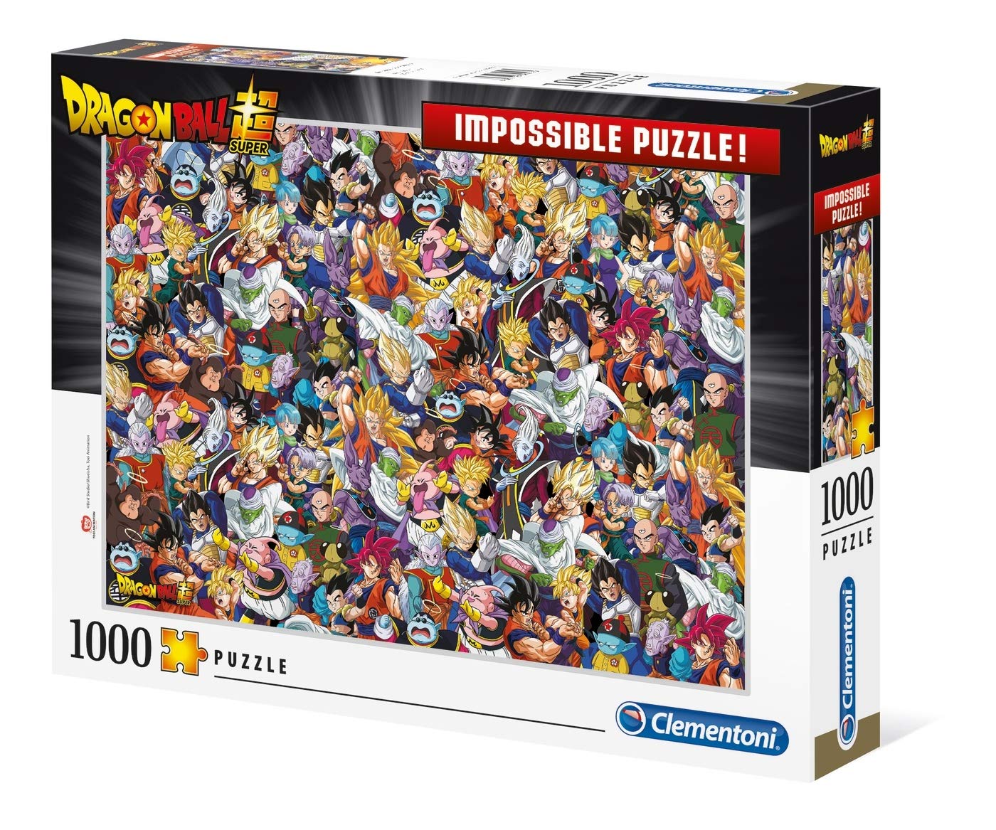 Clementoni Dragon Ball Z Impossible Puzzle uses durable materials and reliable interlocks for lasting enjoyment.