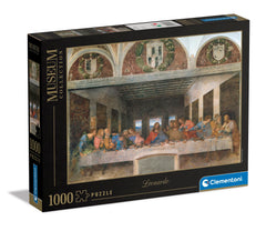 Clementoni Leonardo Last Supper puzzle 1000 pieces shows vibrant colors and detail.