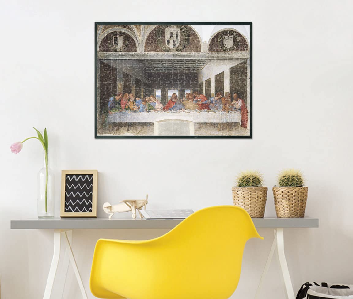 Clementoni Last Supper puzzle art print quality emphasizes craftsmanship and precision.