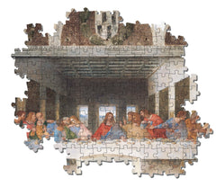 Clementoni Last Supper puzzle printed details highlight high-quality imagery.