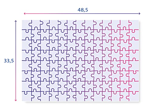 Lost pieces support offered by Clementoni for the Bluey puzzle.
