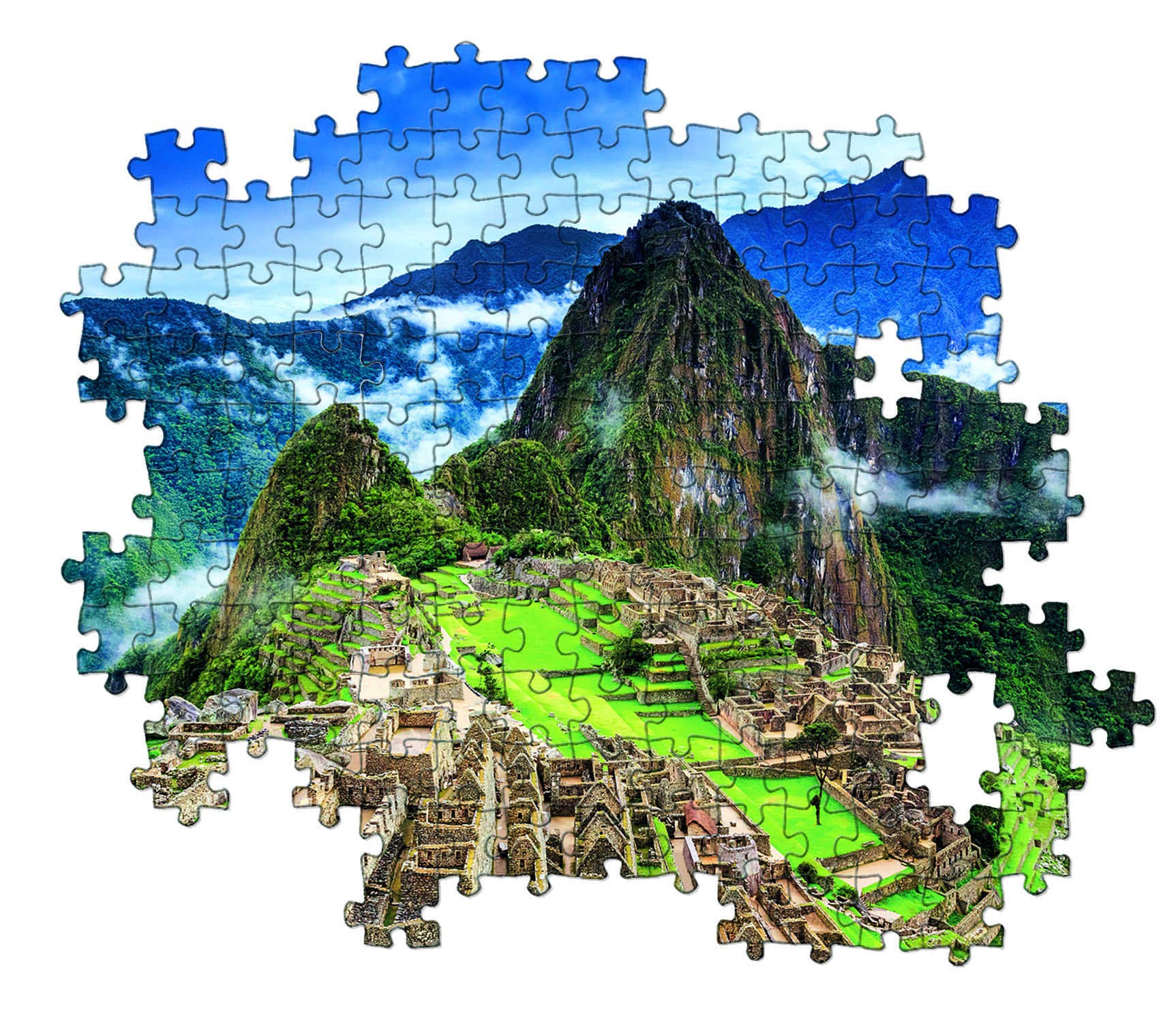 Clementoni Machu Picchu 1000-piece puzzle completed size of 69 by 50 cm.