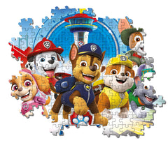 Clementoni eco-friendly materials Paw Patrol puzzle supports sustainable play.