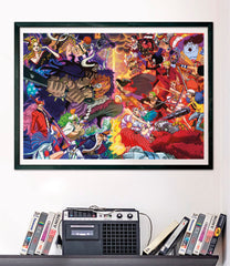 Clementoni puzzle box view showing 1000 pieces and the 70 x 50 cm size