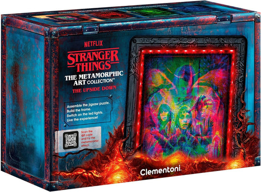 Clementoni Metamorphic Art featuring Eleven under LED glow for dramatic display
