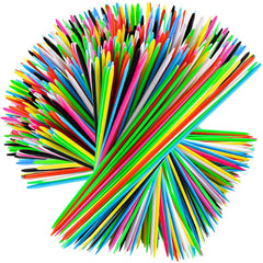 CLESDF Pick Up Sticks 240-piece multicolor set ready for family game night