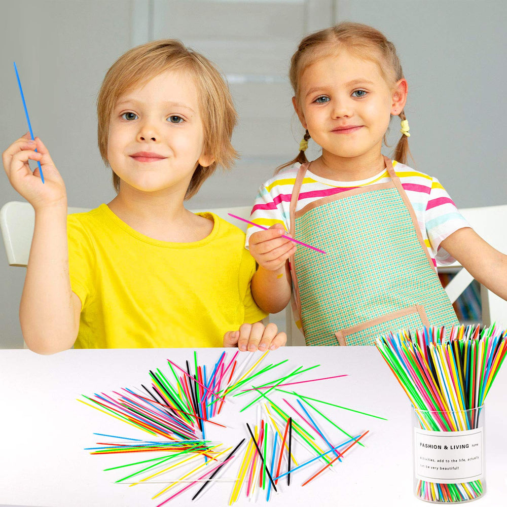 Bag included for easy CLESDF Pick Up Sticks storage
