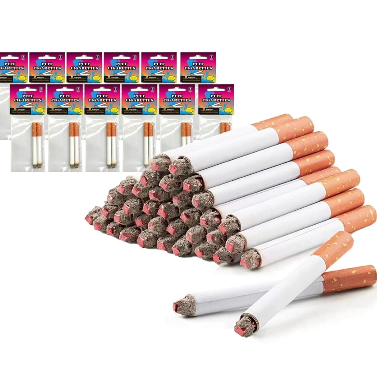 CLESEN fake cigarettes end detail for a realistic prop look on stage