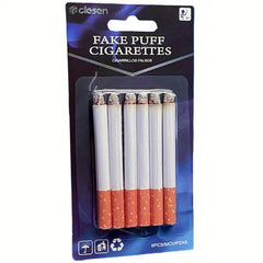 CLESEN fake cigarettes pack of six for playful party pranks